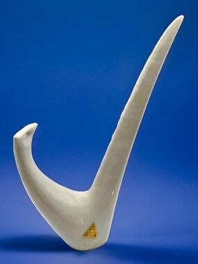 RARE VTG Czech Royal Dux Porcelain Pheasant Sculpture, Signed Jarolsav Jezek